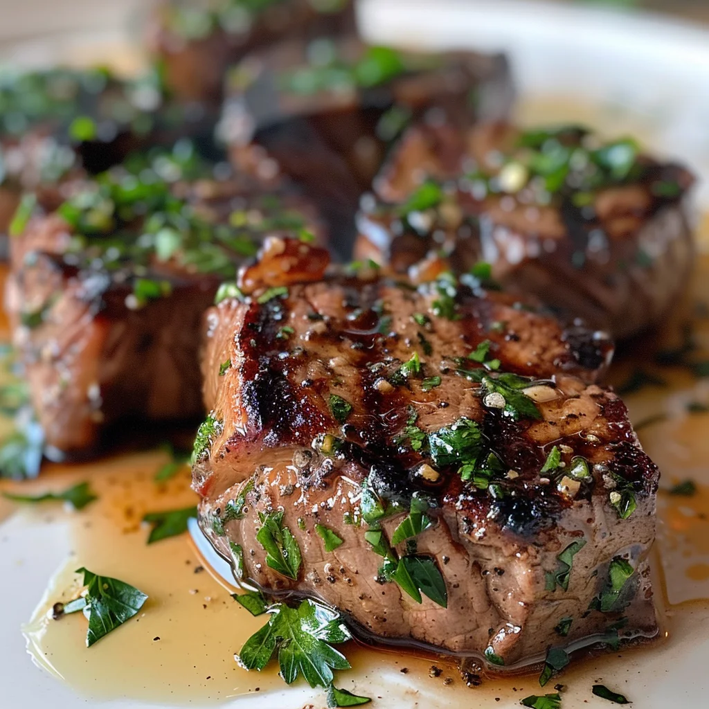 Cowboy Butter Steak Bites