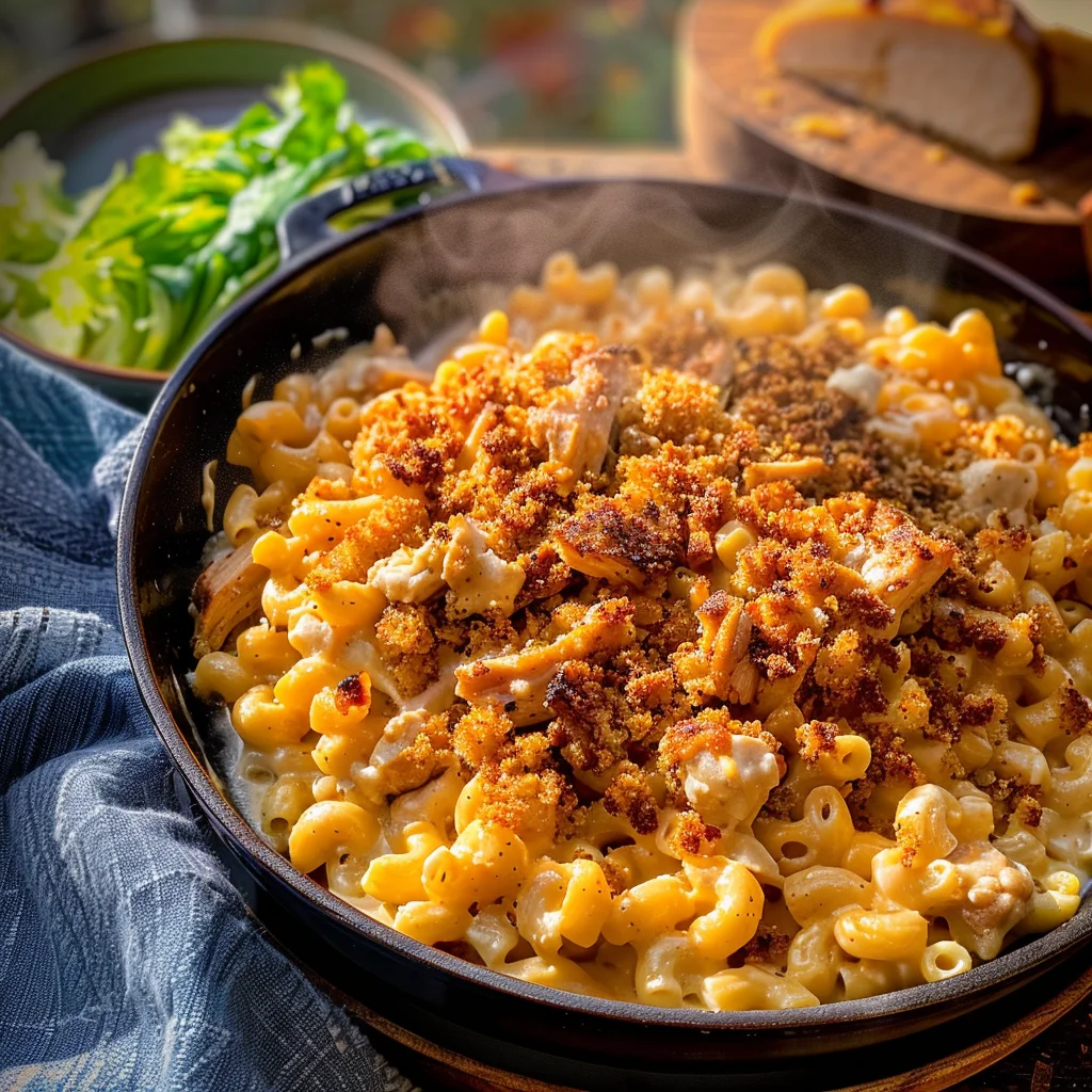 Creamy Chicken Mac and Cheese