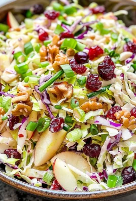 Crisp Apple Cranberry Coleslaw