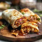 Crispy BBQ Chicken Wraps