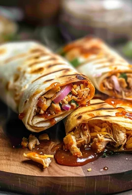Crispy BBQ Chicken Wraps