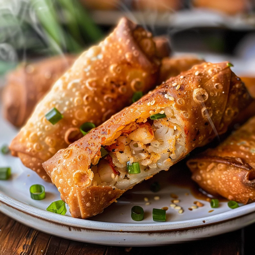 Crispy Crab Cake Egg Rolls: A Savory Seafood Snack Delight