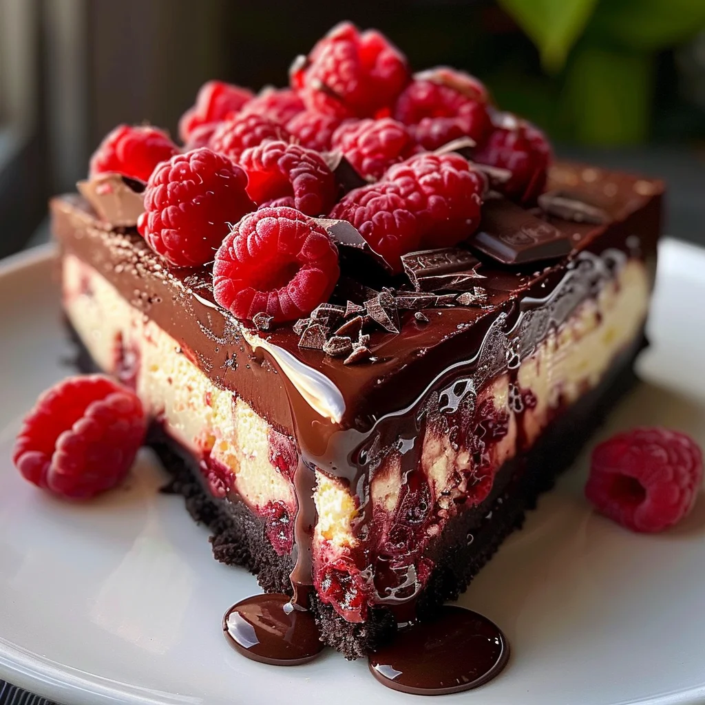 Dark Chocolate Raspberry Cheesecake: Indulge in a Decadent Dessert Delight