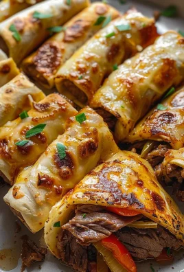 Delicious Keto Philly Cheesesteak Roll Ups