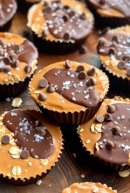 Easy No Bake Peanut Butter Oat Cups