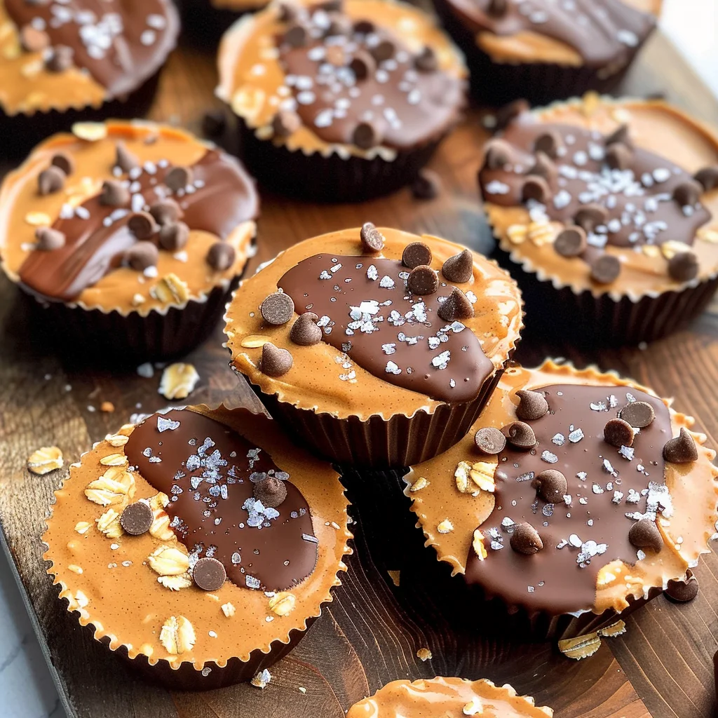 Easy No Bake Peanut Butter Oat Cups