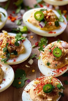 Elote Deviled Eggs: 12 Fiesta Delights