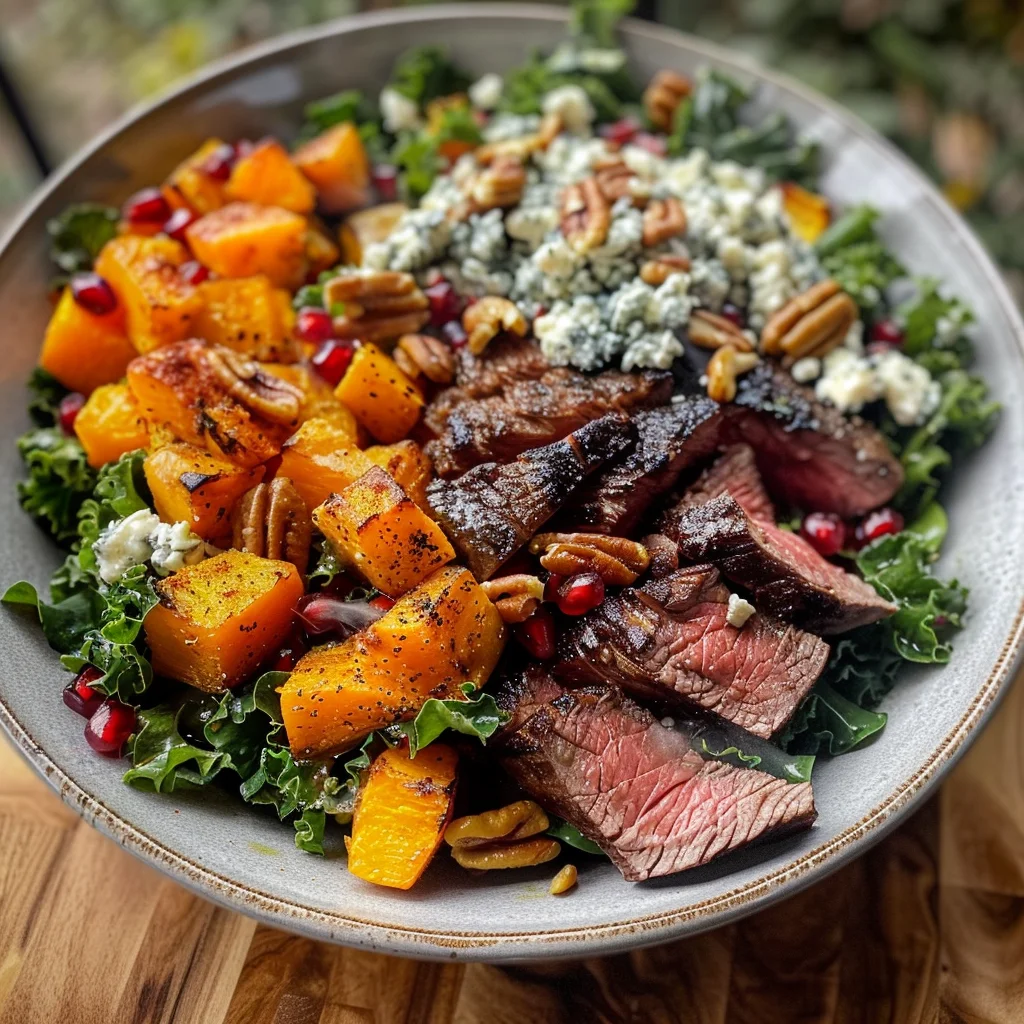 Fall Harvest Steak Salad