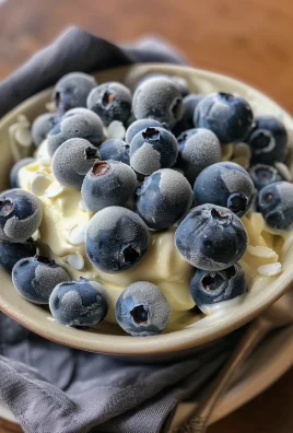 Frozen Yogurt Covered Blueberries