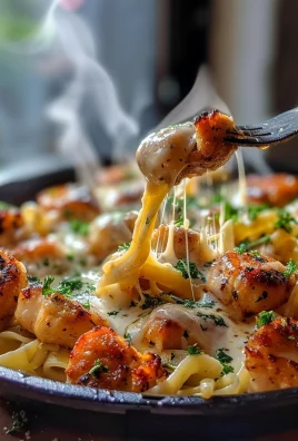 Garlic Butter Chicken Bites with Creamy Parmesan Pasta: An Incredible 7-Step Recipe