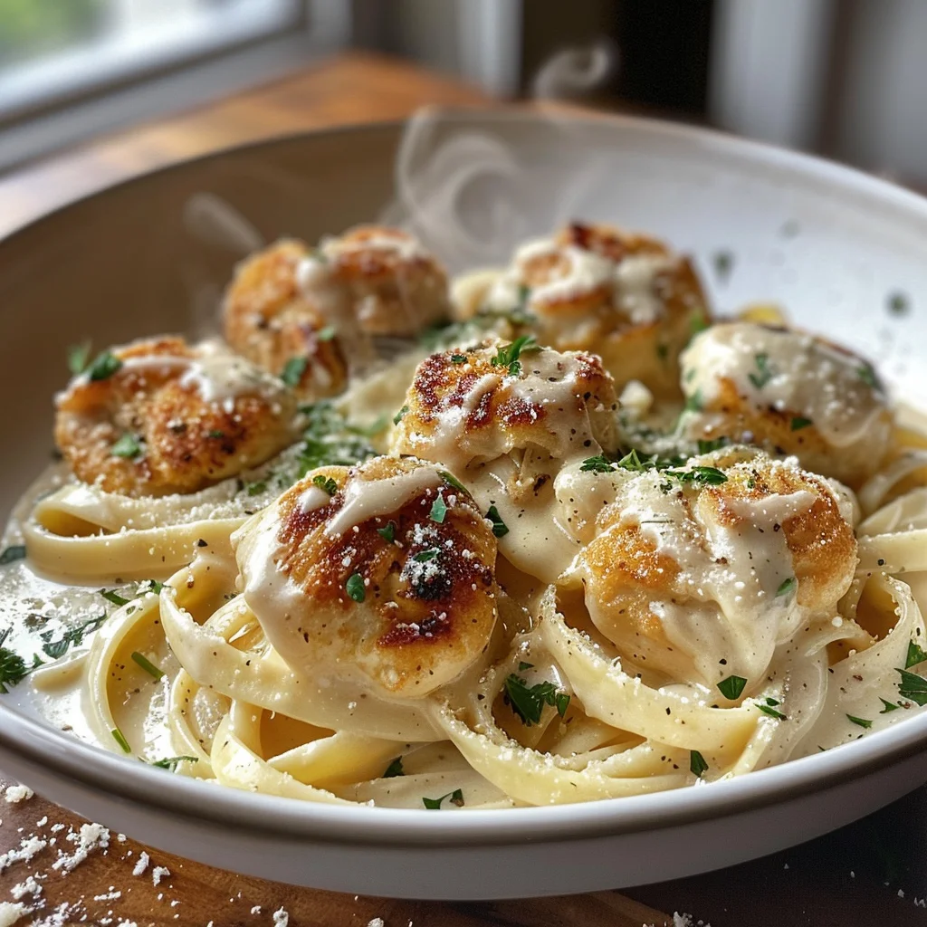 Garlic Butter Chicken Bites with Creamy Parmesan Pasta: An Incredible 7-Step Recipe image 2