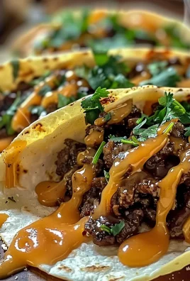 Garlic Butter Honey BBQ Tacos