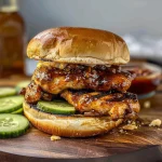 Grilled Korean BBQ Chicken Sandwich