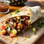 Hawaiian BBQ Chicken Wraps