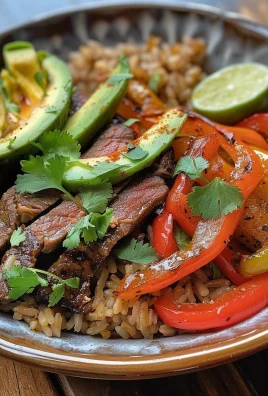 High Protein Steak Fajita Bowl