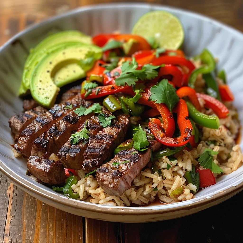 High Protein Steak Fajita Bowl image 2