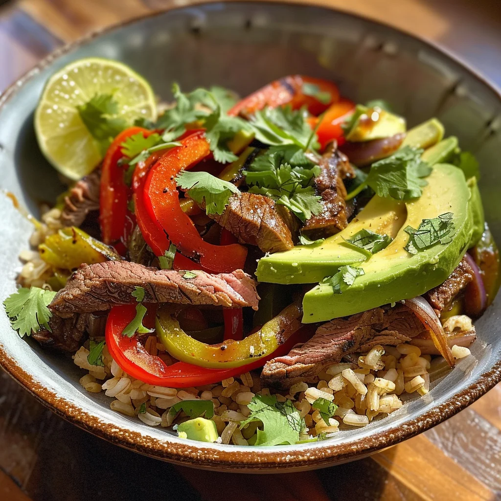 High Protein Steak Fajita Bowl image 3