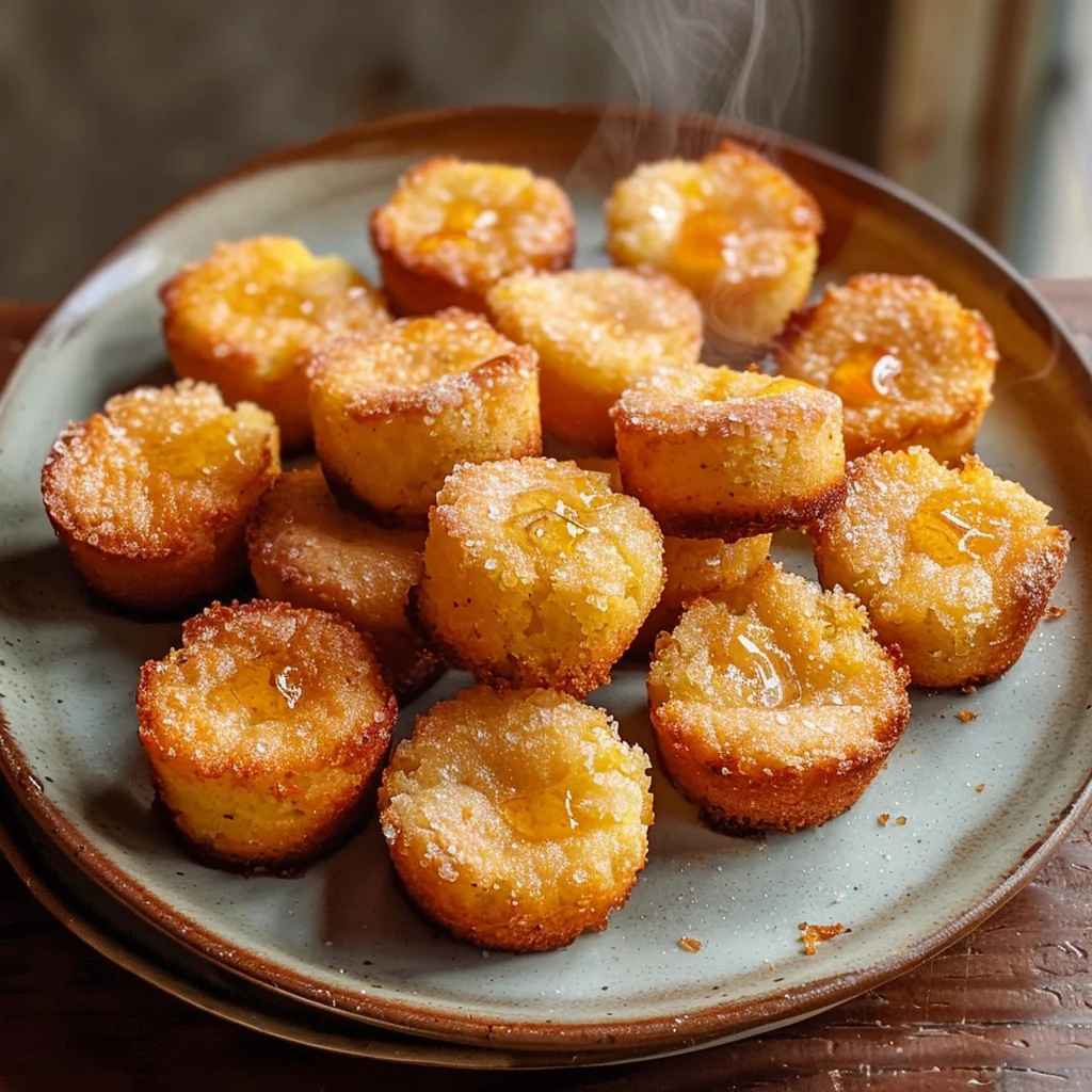 Honey Butter Cornbread Poppers