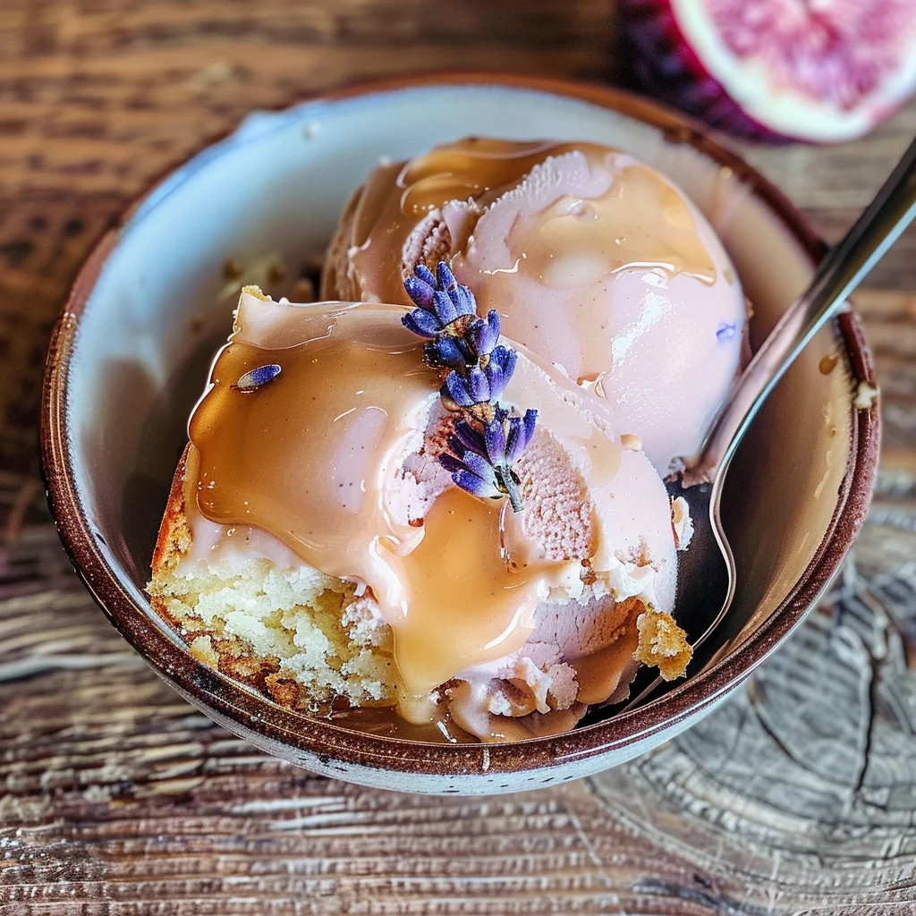 Honey Lavender Ice Cream
