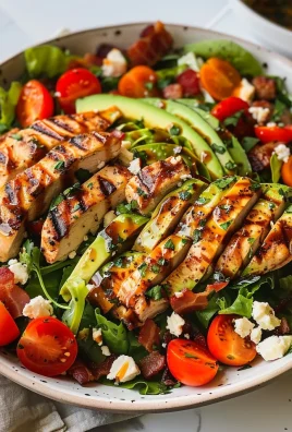 Honey Mustard Chicken Salad with Avocado, Bacon & Goat Cheese