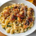 Honey Pepper Chicken Mac and Cheese