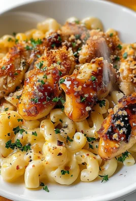 Honey Pepper Chicken Mac and Cheese