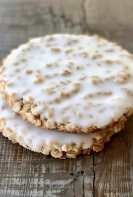 Iced Oatmeal Cookies Recipe
