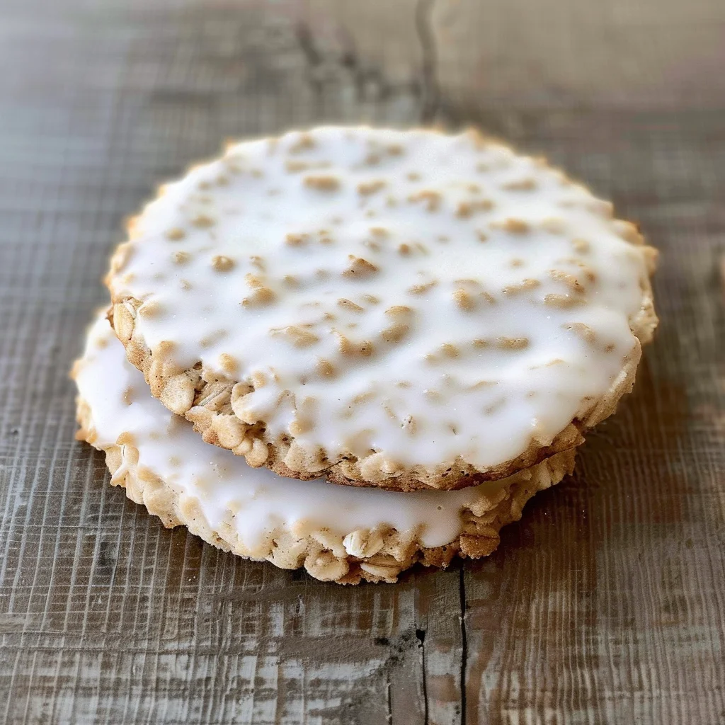 Iced Oatmeal Cookies Recipe