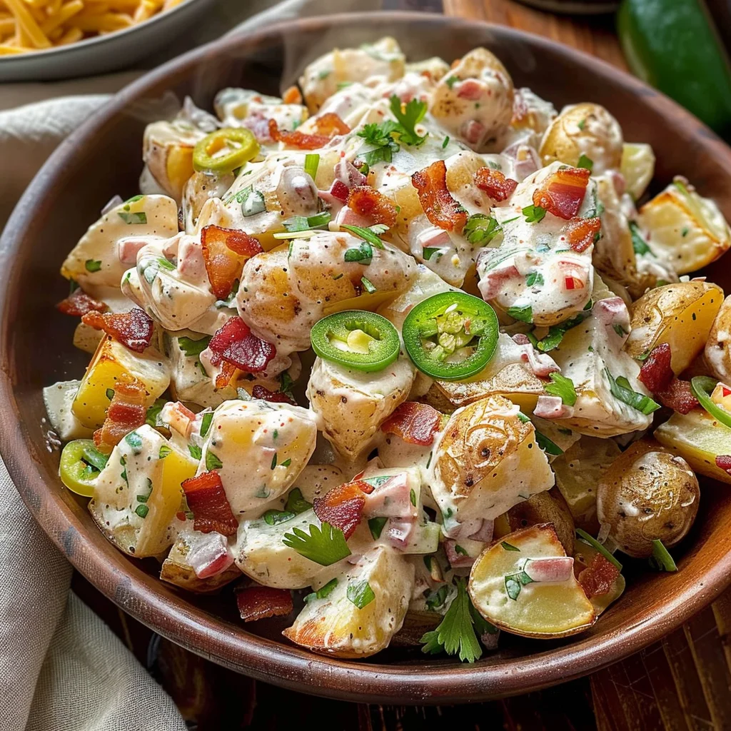Jalapeno Popper Roasted Potato Salad
