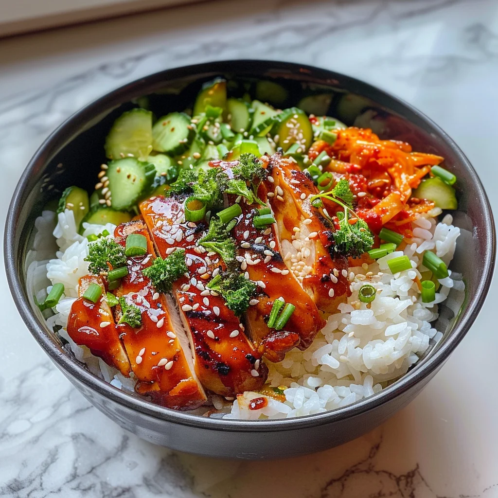 Korean BBQ Chicken Bowl