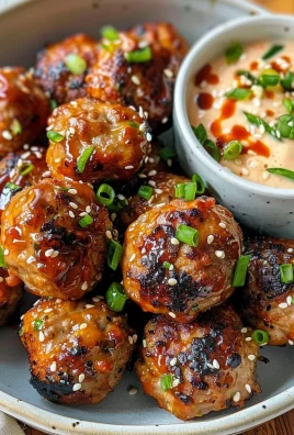 Korean BBQ Meatballs with Spicy Mayo Dip: An Incredible 7-Step Recipe