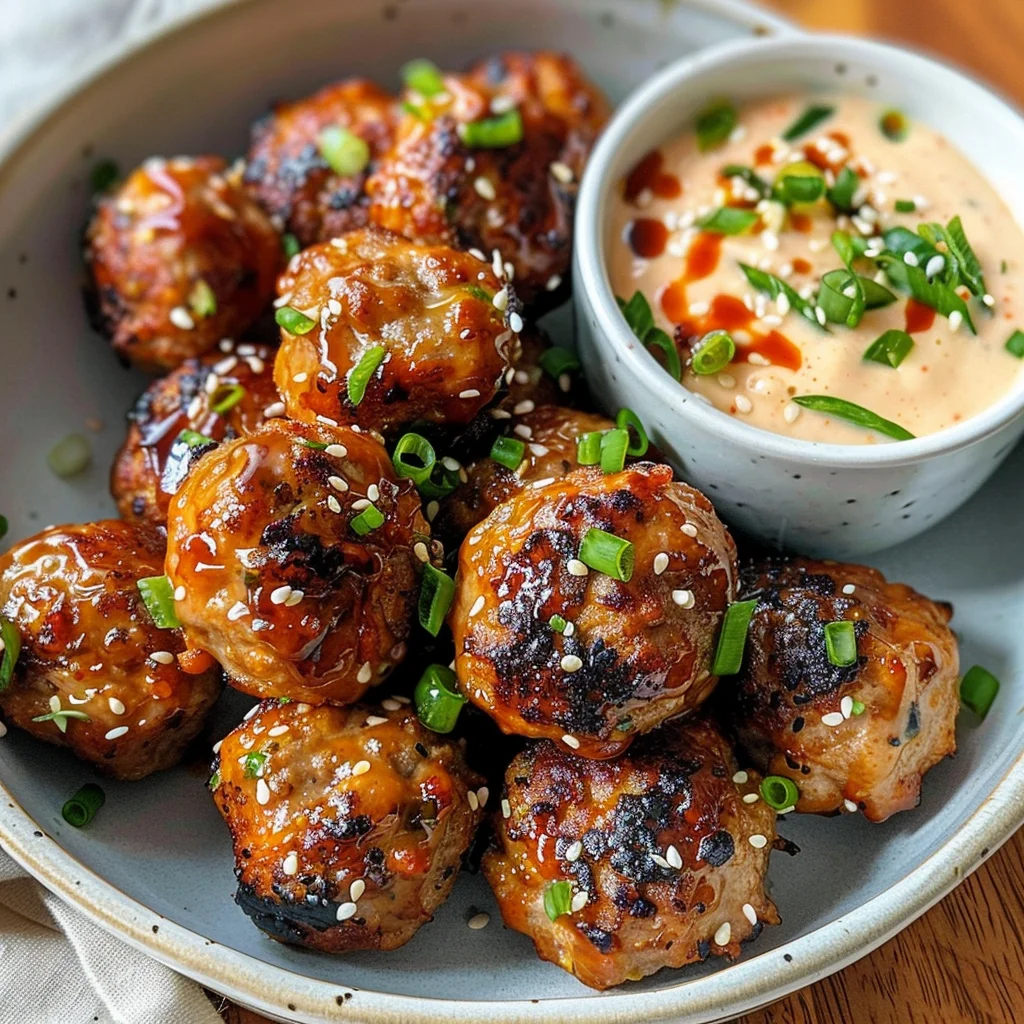 Korean BBQ Meatballs with Spicy Mayo Dip: An Incredible 7-Step Recipe