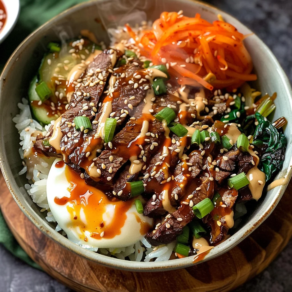 Korean BBQ Steak Rice Bowls with Spicy Cream Sauce: An Incredible Ultimate Recipe