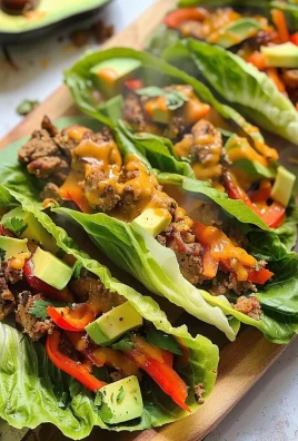 Low Carb Lettuce Wrap Fajita Burrito