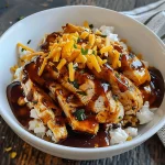 Macro Friendly BBQ Ranch Chicken Bowl with 42g of Protein