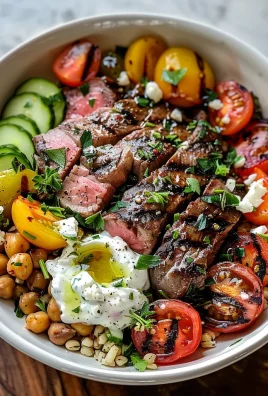 Mediterranean Steak Bowl Recipe