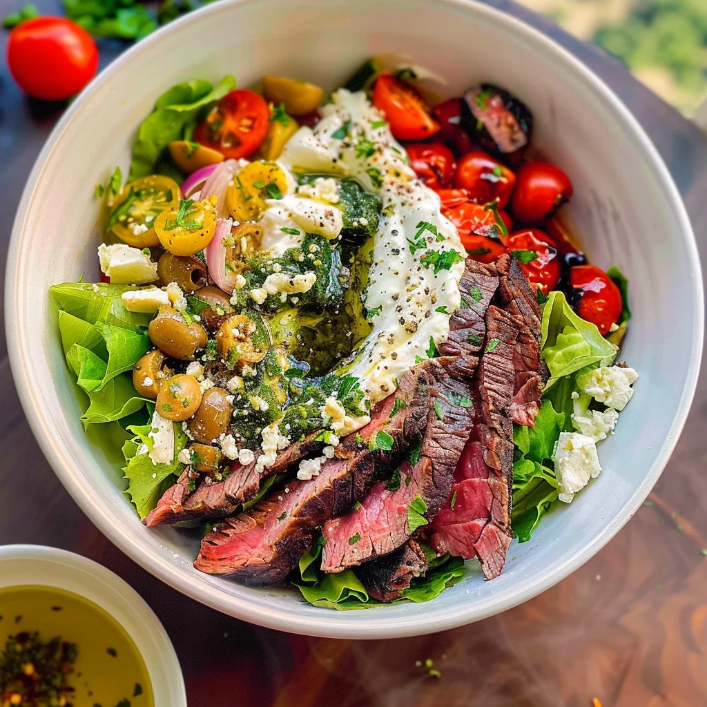 Mediterranean Steak Bowls