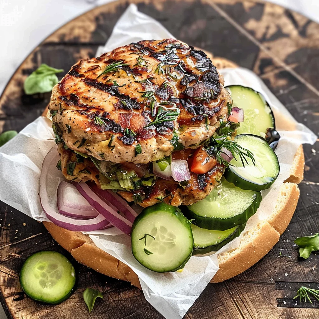 Mediterranean Turkey Burgers