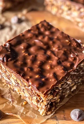 No Bake Chocolate Oatmeal Bars