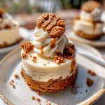 No Bake Mini Biscoff Cheesecakes