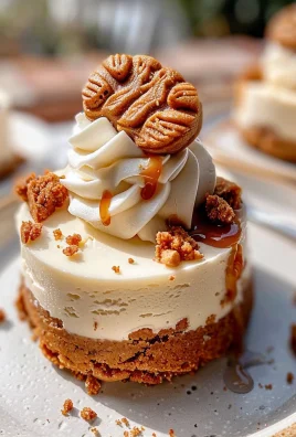 No Bake Mini Biscoff Cheesecakes