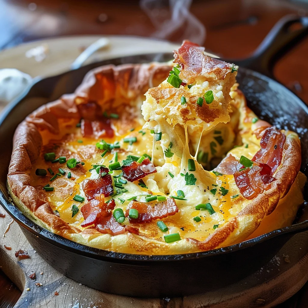 Savory Cheddar & Bacon Dutch Baby: A Delightful Treat!