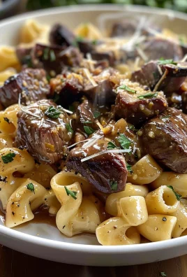Savory Steak Bites & Pasta