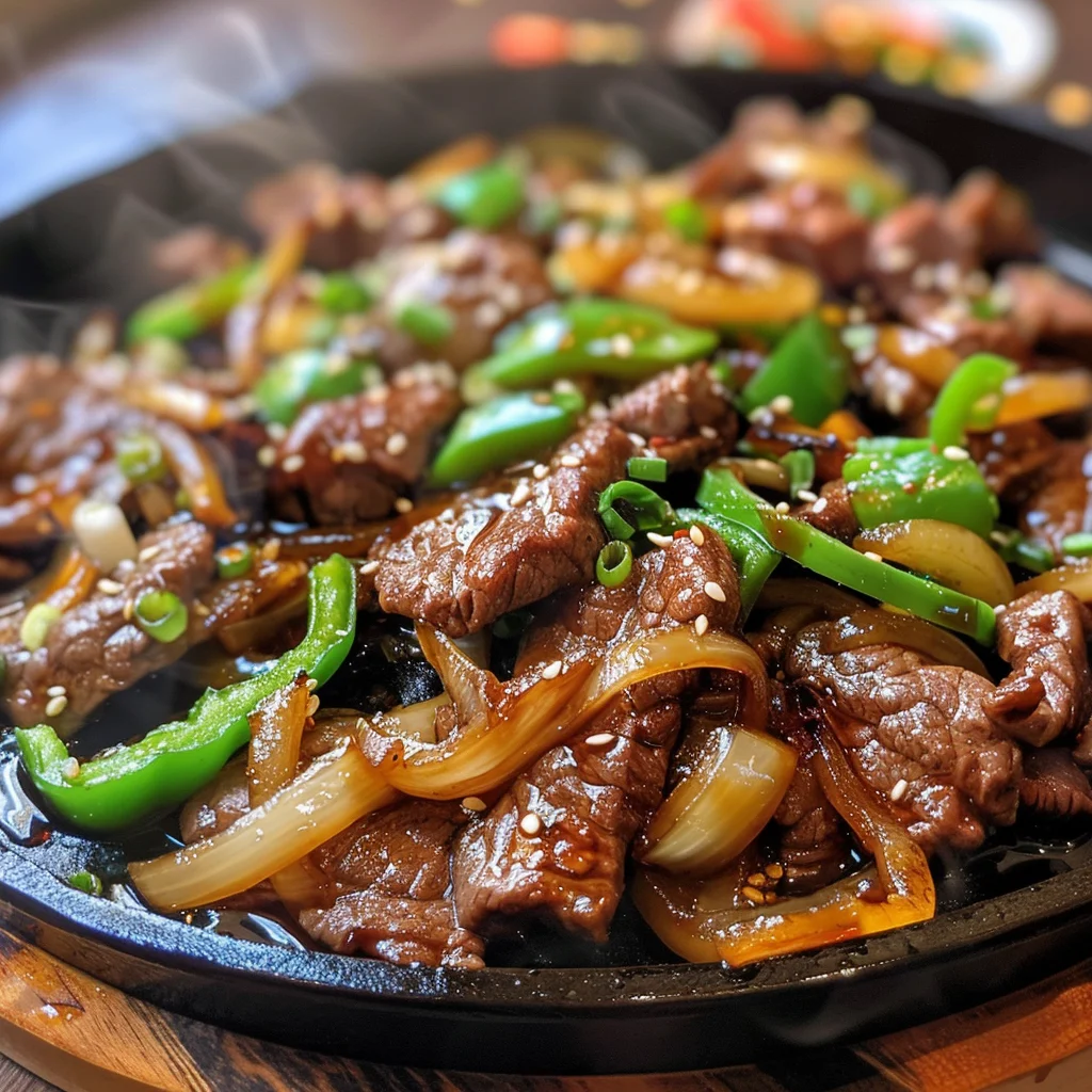 Sizzling Chinese Pepper Steak with Onions image 4