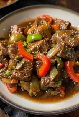 Slow Cooker Pepper Steak Recipe