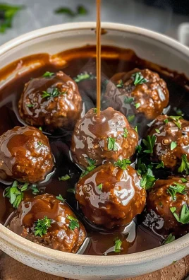 Slow Cooker Salisbury Steak Meatballs (Frozen Meatballs)