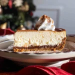 Spiced Chai Cheesecake + Gingersnap Crust