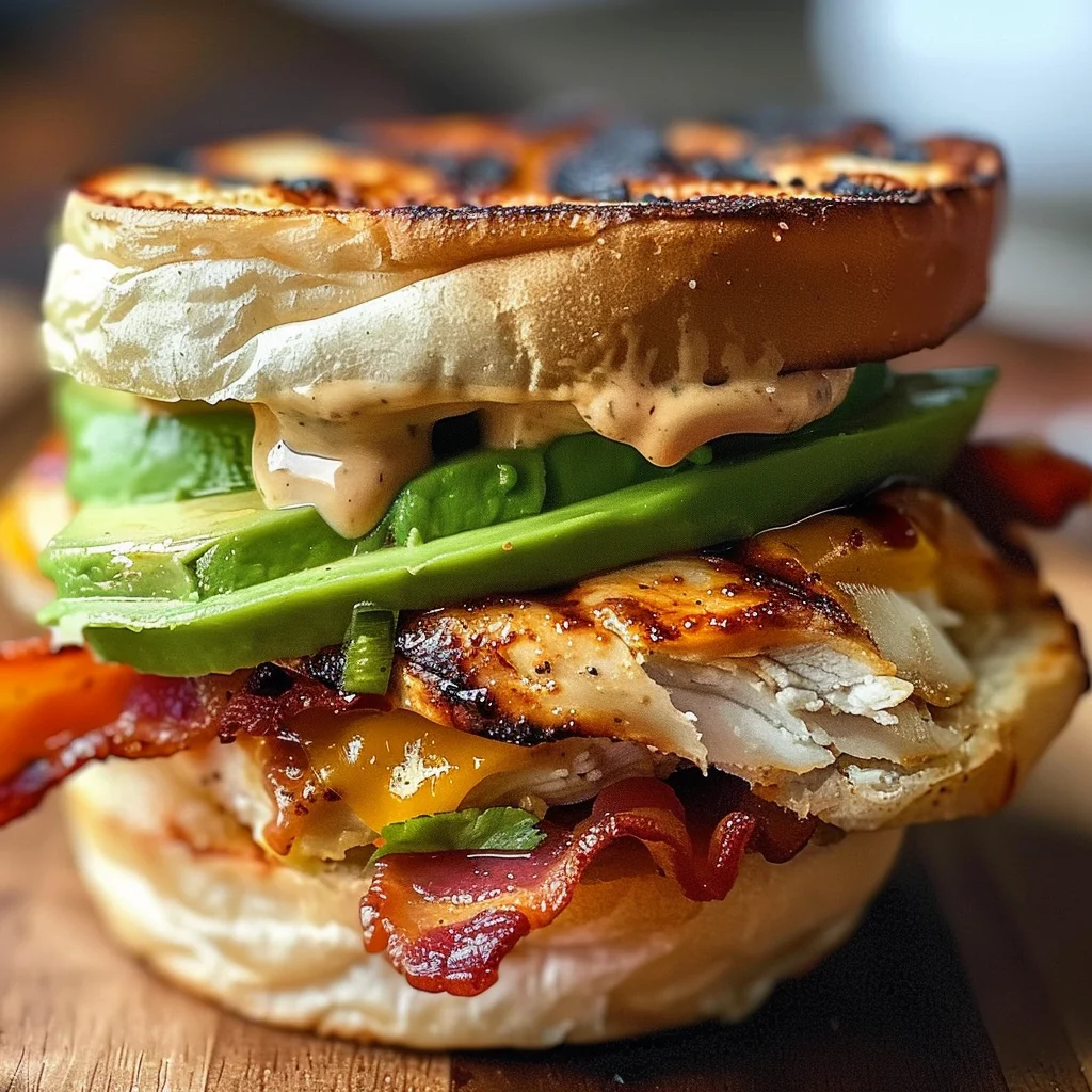 Spicy Grilled Chicken Avocado Sandwich