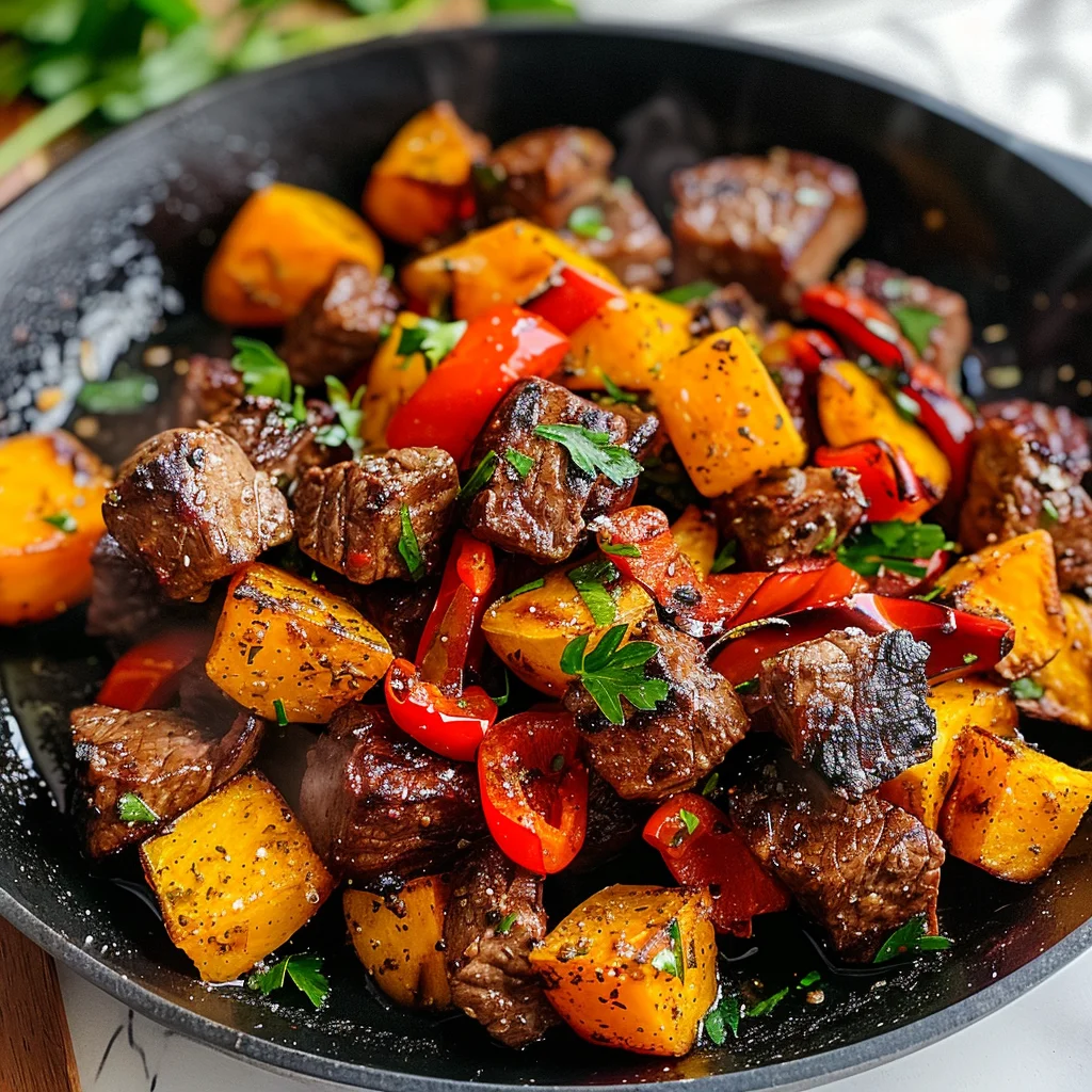 Steak Bites with Sweet Potatoes and Peppers: An Incredible Ultimate Recipe