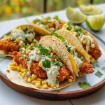 The Ultimate Guide to Fried Chicken Street Corn Tacos with Jalapeño Lime Ranch: A Flavorful Fiesta in Every Bite